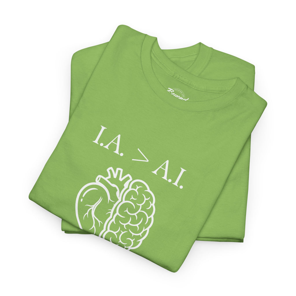 "IA > AI" T-Shirt – The Human Advantage