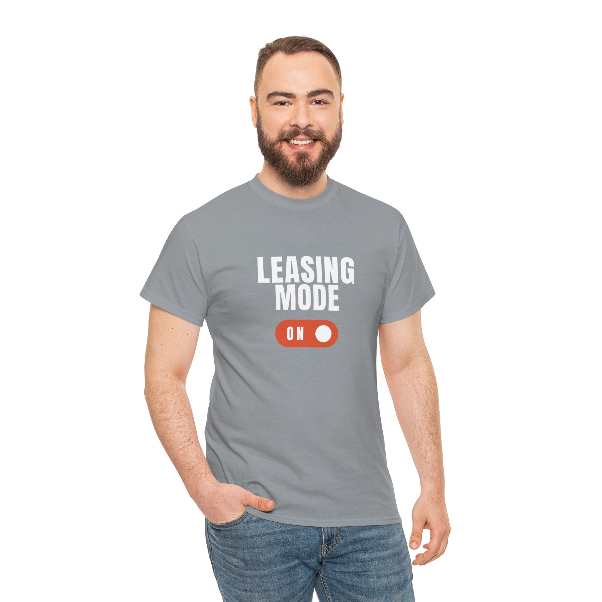 "Leasing Mode ON" T-Shirt – High Energy Apparel for Property Management