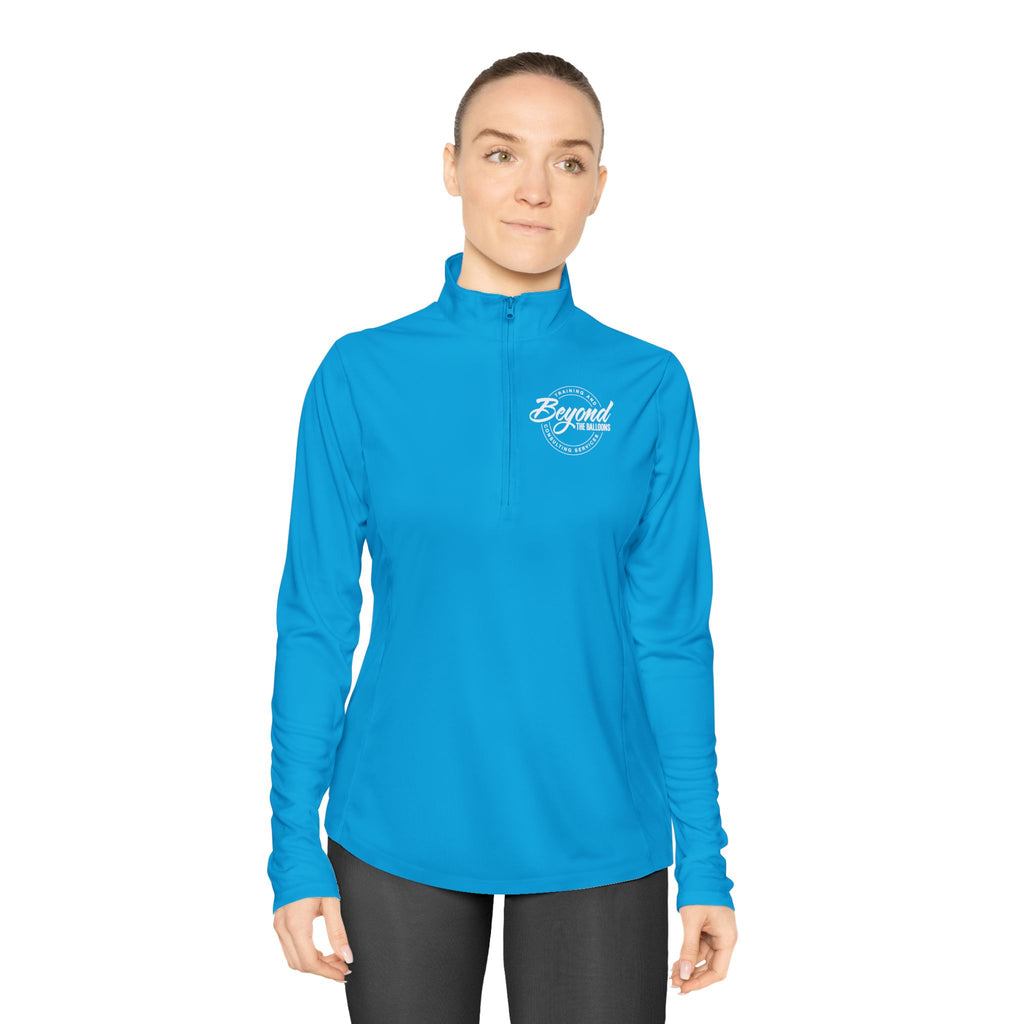 Excellence In Motion - Beyond The Balloons' Ladies Quarter-Zip Pullover