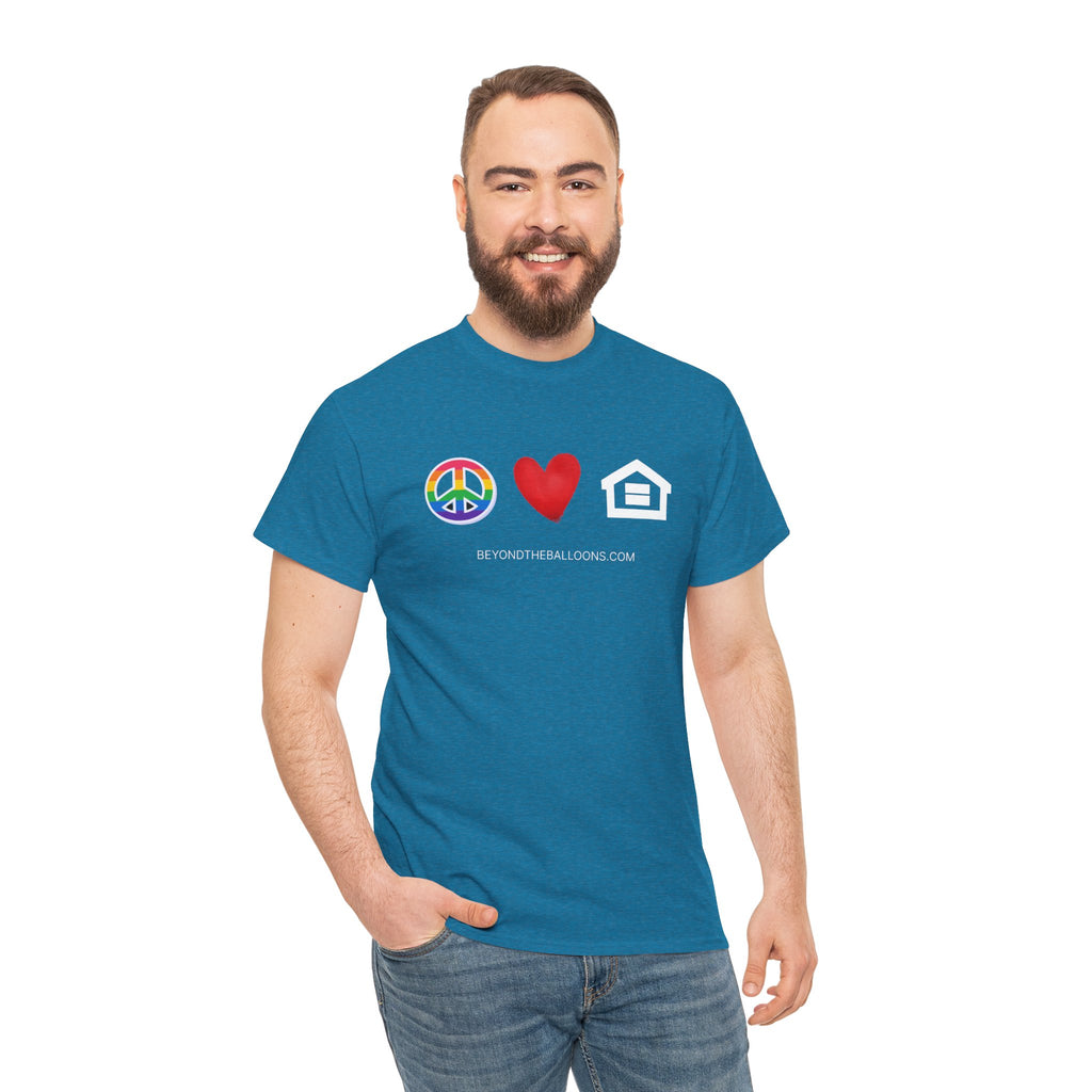 "Peace, Love, and Fair Housing" T-Shirt