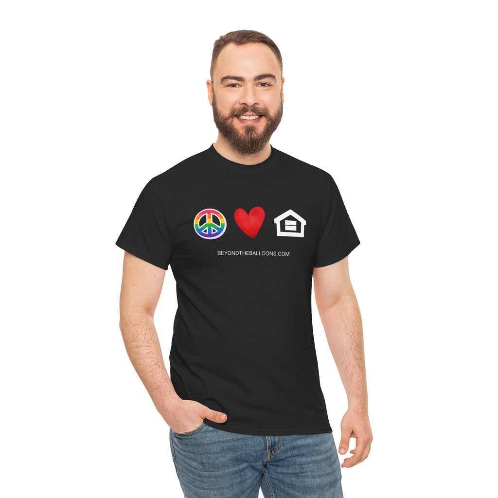 "Peace, Love, and Fair Housing" T-Shirt