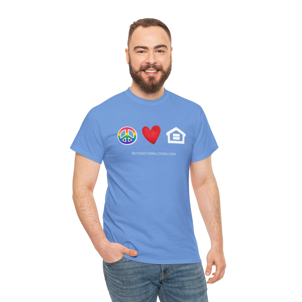 "Peace, Love, and Fair Housing" T-Shirt