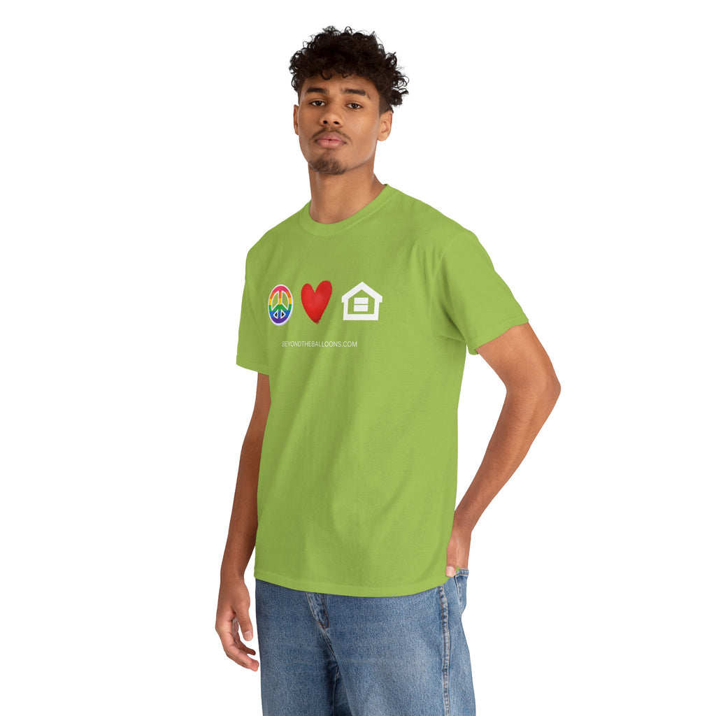 "Peace, Love, and Fair Housing" T-Shirt