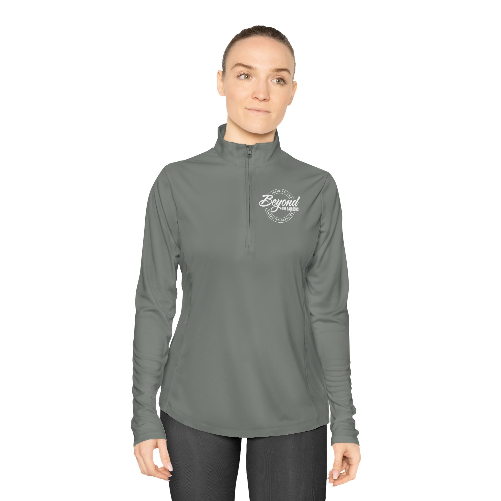 Excellence In Motion - Beyond The Balloons' Ladies Quarter-Zip Pullover