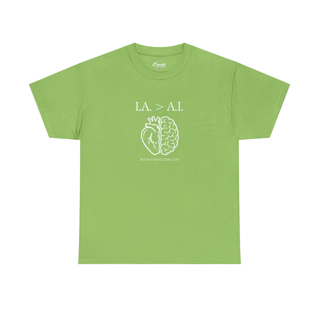 "IA > AI" T-Shirt – The Human Advantage