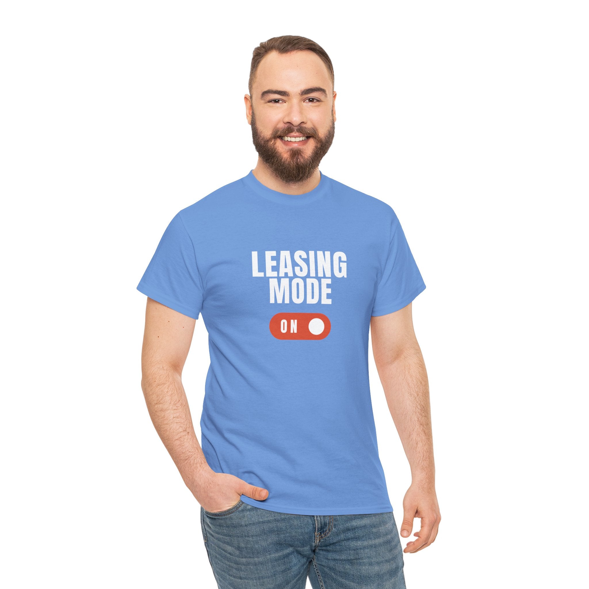 "Leasing Mode ON" T-Shirt – High Energy Apparel for Property Management