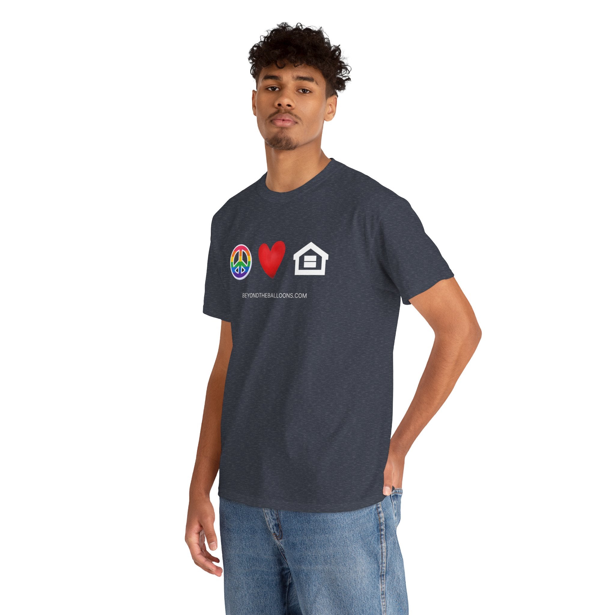 "Peace, Love, and Fair Housing" T-Shirt