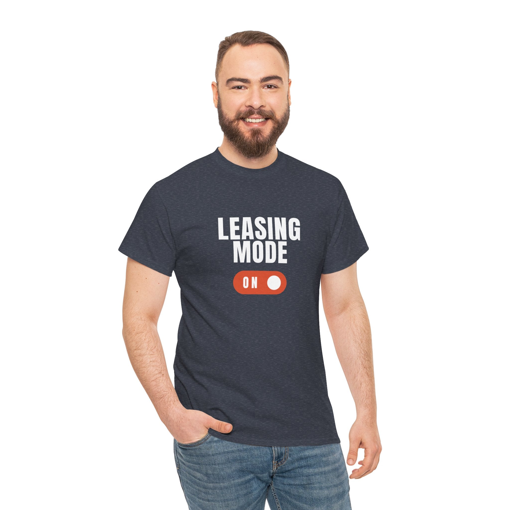 "Leasing Mode ON" T-Shirt – High Energy Apparel for Property Management