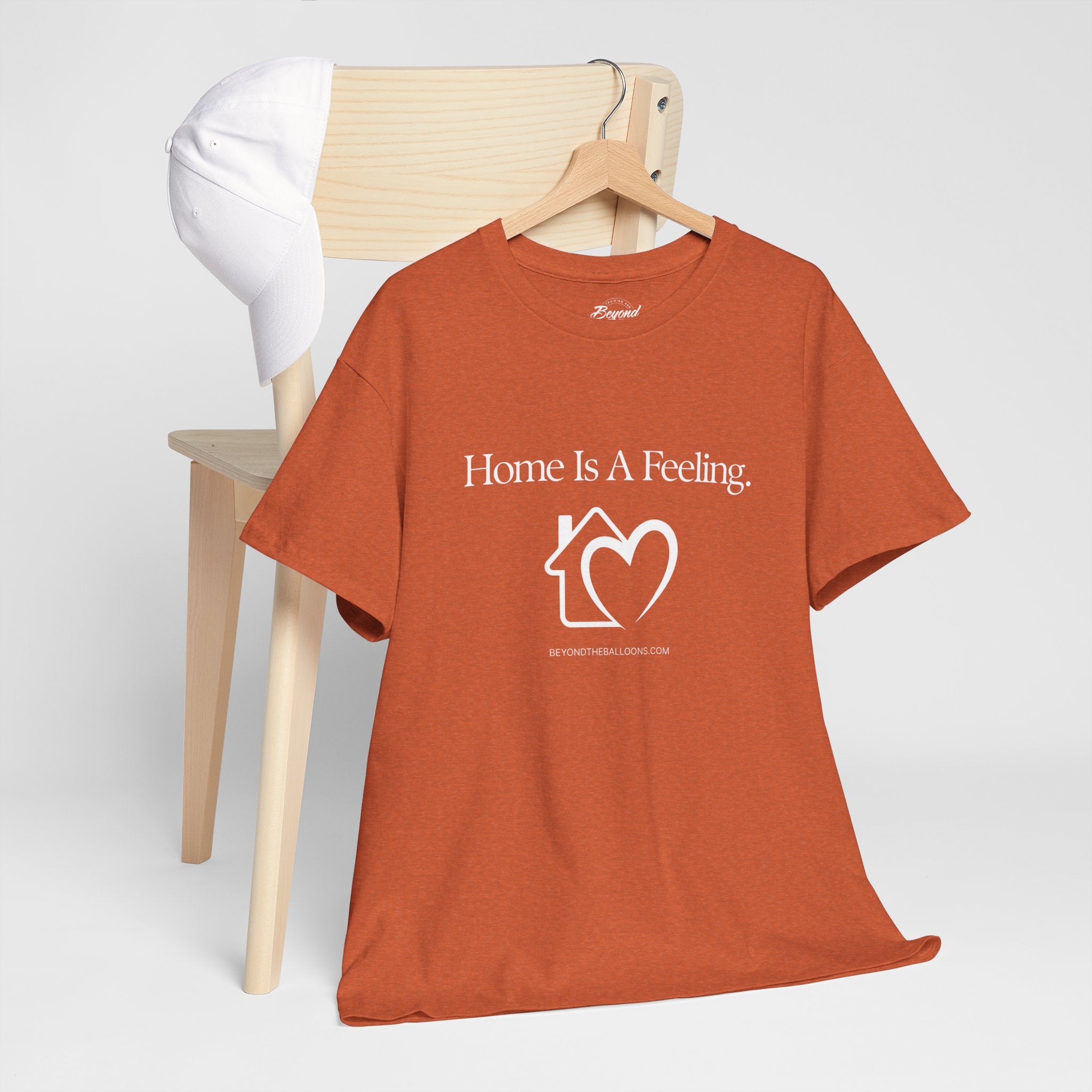 "Home is a Feeling" T-Shirt – Emotional Intelligence Apparel for Real Estate Professionals