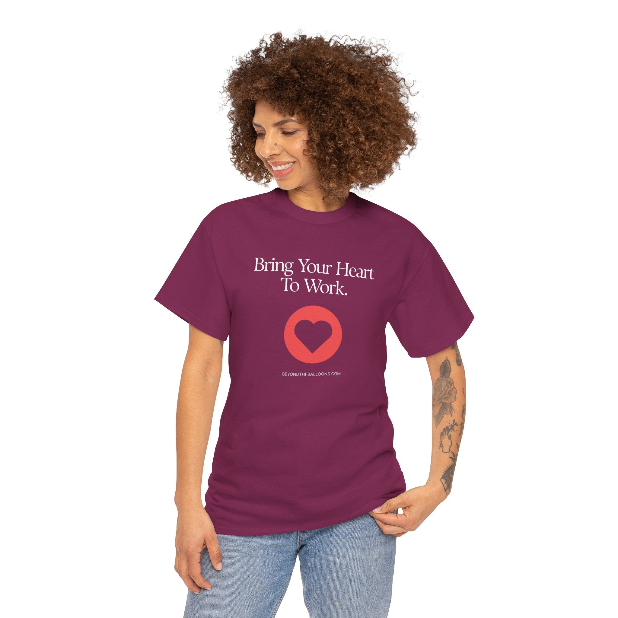 "Bring Your Heart to Work" T-Shirt – Compassionate Multifamily Housing Apparel