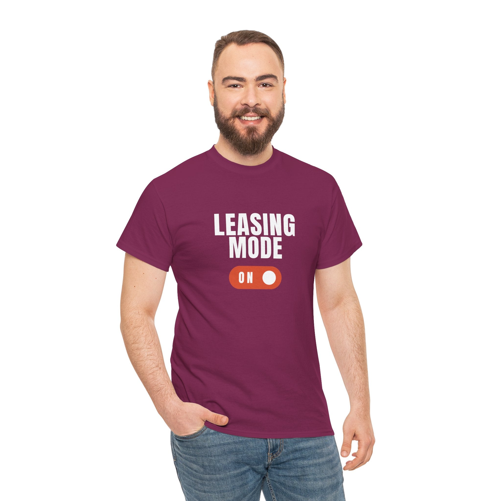 "Leasing Mode ON" T-Shirt – High Energy Apparel for Property Management