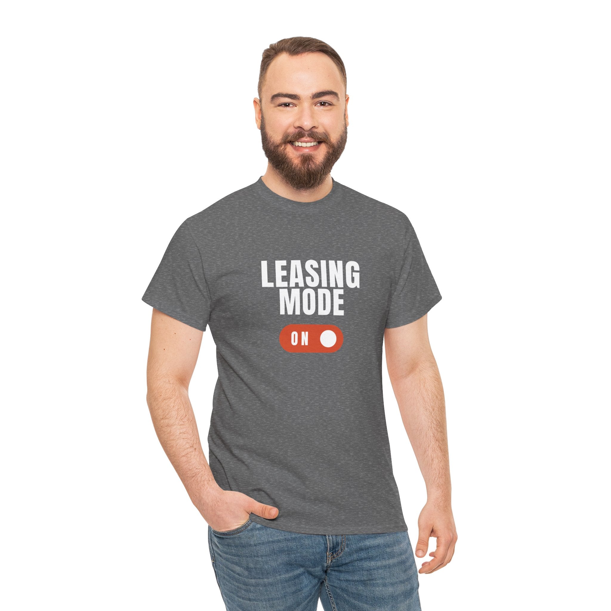 "Leasing Mode ON" T-Shirt – High Energy Apparel for Property Management